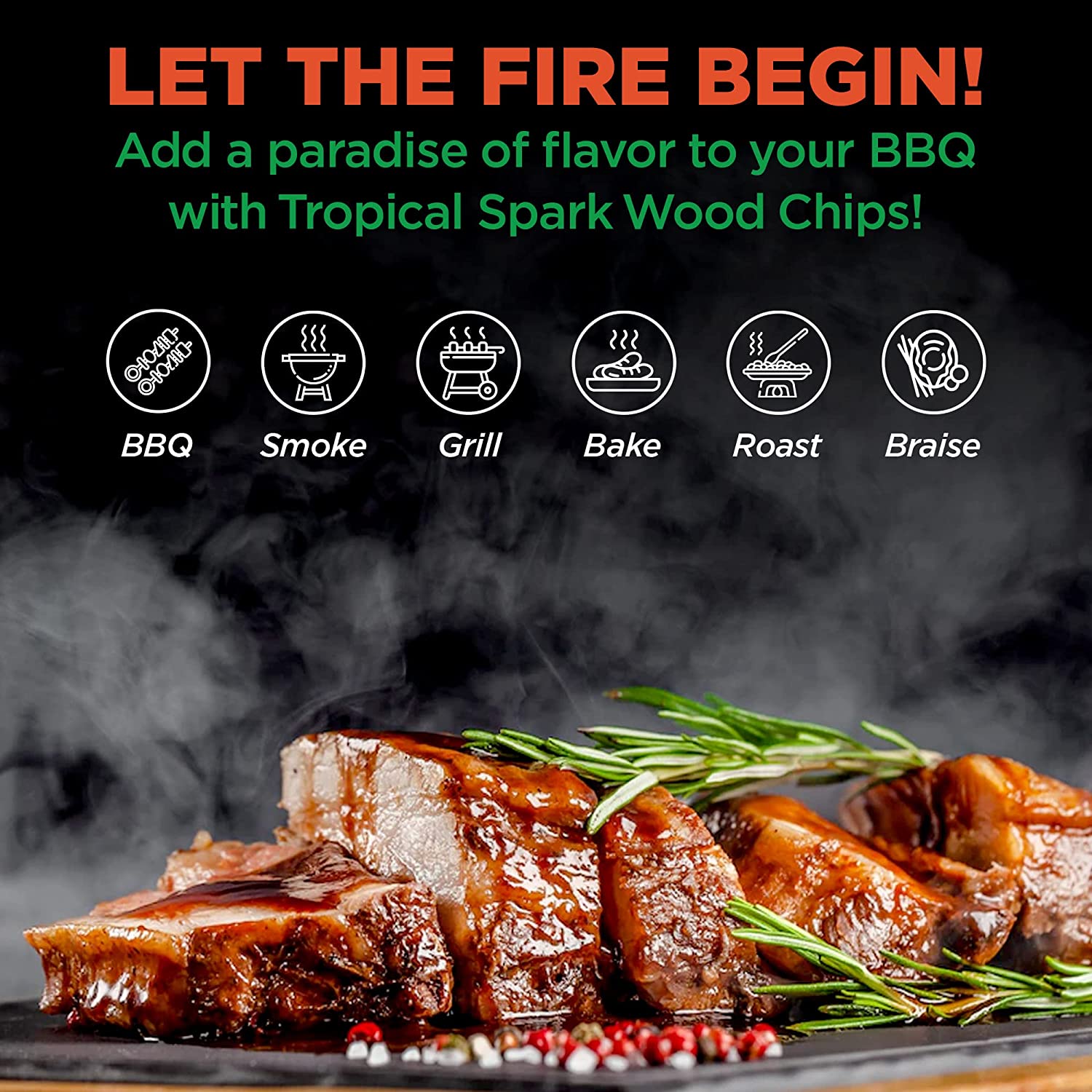 TROPICAL SPARKS CHIPS DE MADERA