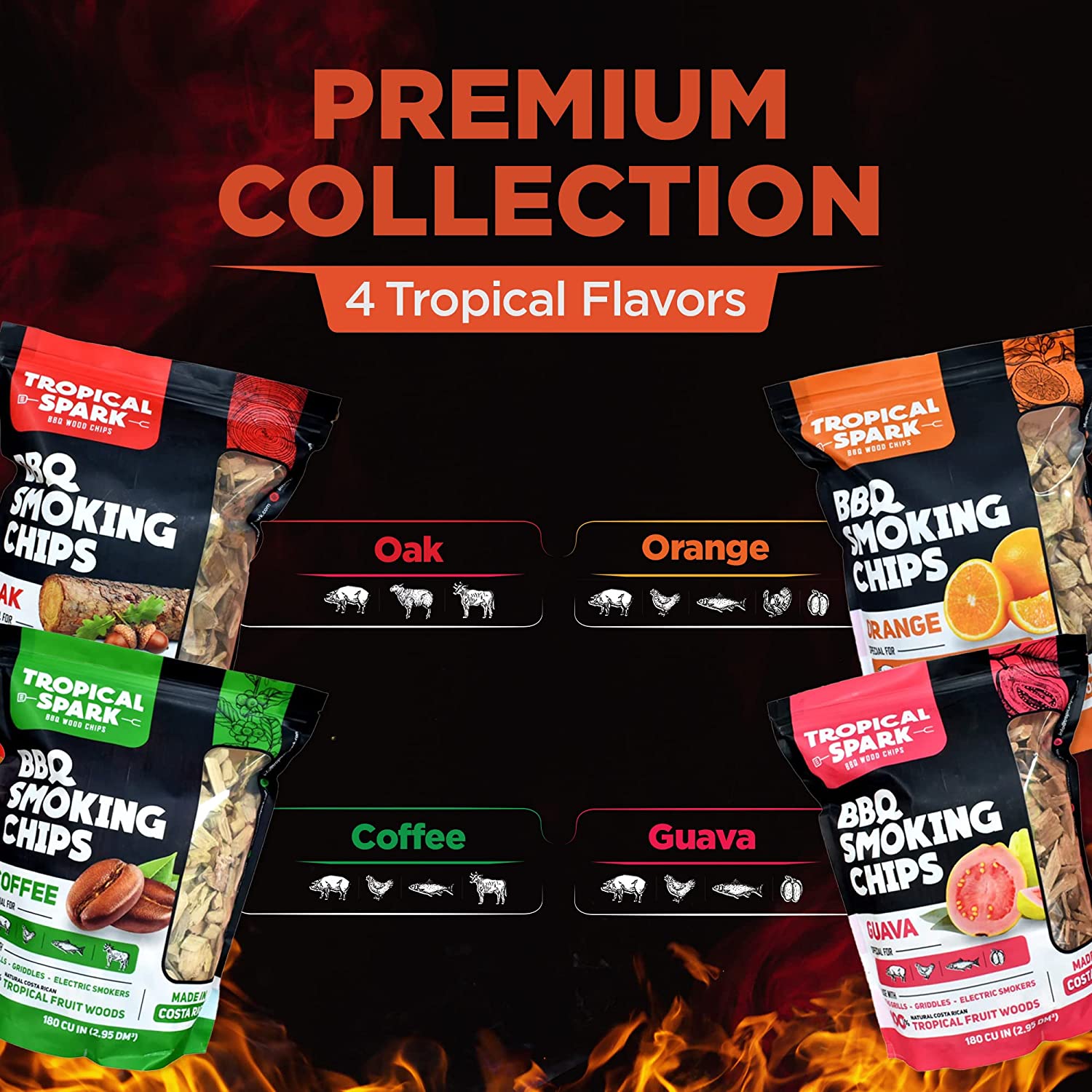 TROPICAL SPARKS CHIPS DE MADERA