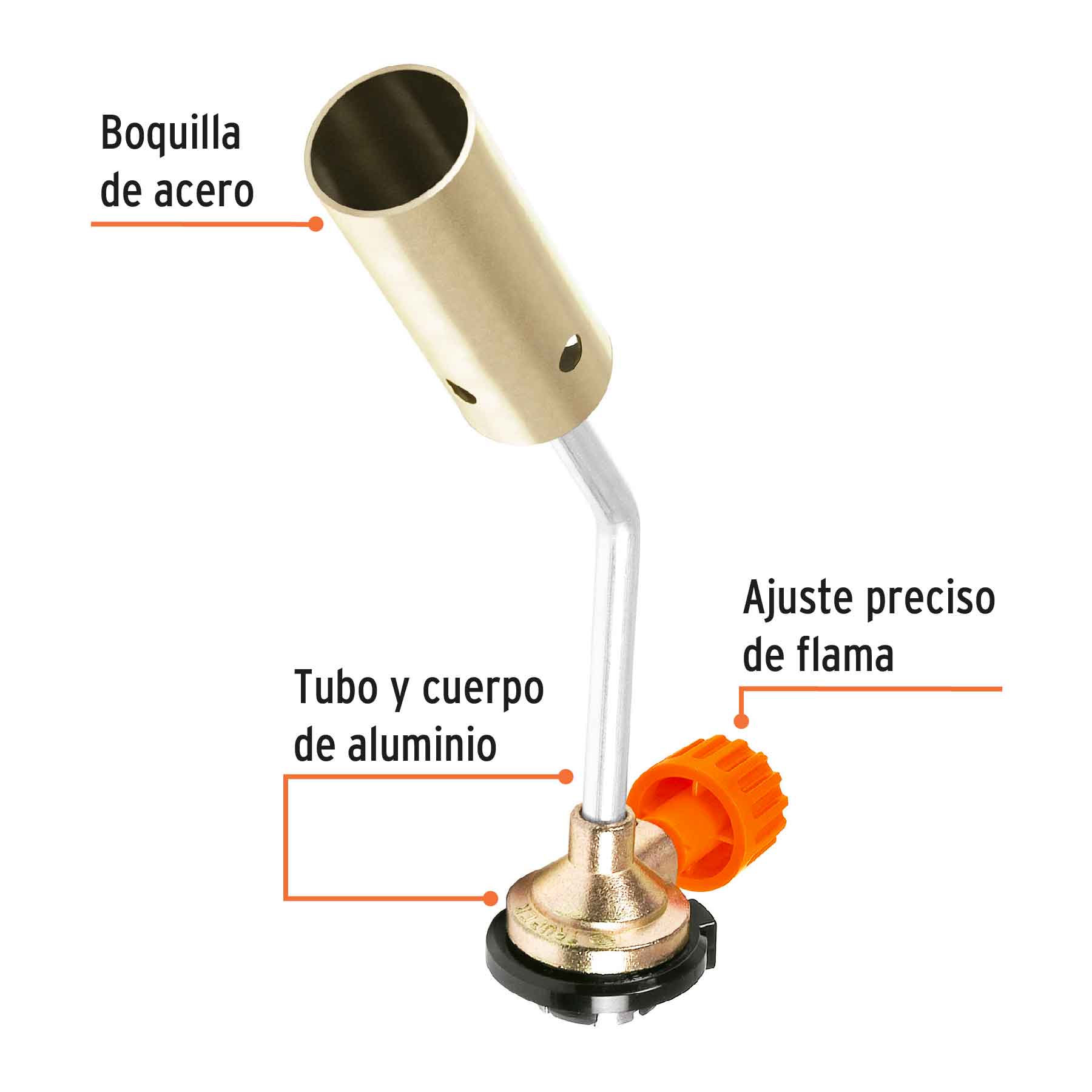MECHERO DE LATA DE 1/4 DE VUELTA
