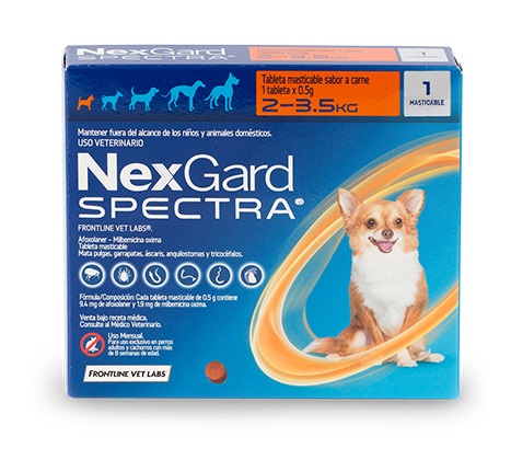 NEXGARD SPECTRA 1 TABLETA