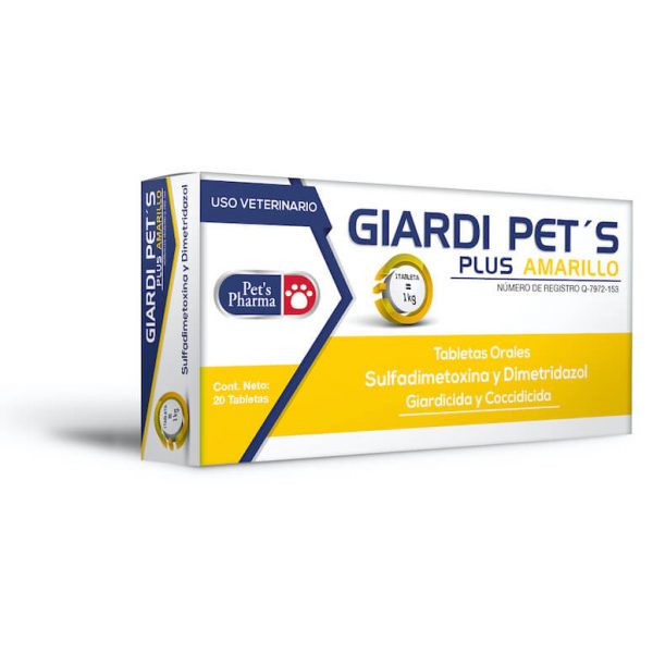 GIARDI PET S PLUS CAJA 20 TABLETAS