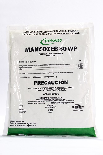 FUNGICIDA MANCOZEB 80 WP 800 GRS
