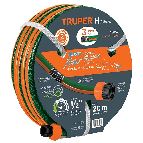 MANGUERA TRUPER CALIBRE 1/2&quot; x 15 MTS