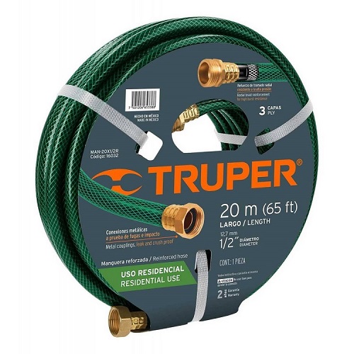MANGUERA TRUPER CALIBRE 1/2&quot; X 20 MTS