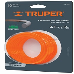 HILO TRUPER PARA CHAPEADORA ROLLITO NARANJA 2.4MM*12M