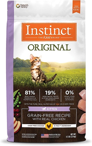 INSTINCT ORIGINAL GRAIN - FREE CHICKEN - KITTEN 4.5LB