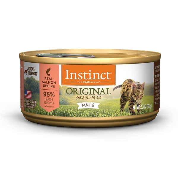 INSTINCT ORIGINAL GRAIN - FREE SALMON CANNED CAT 5.5OZ