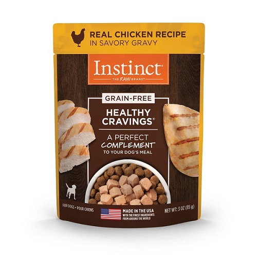 INSTINCT HEALTHY CRAVINGS CHICKEN POUCHES DOG 3OZ