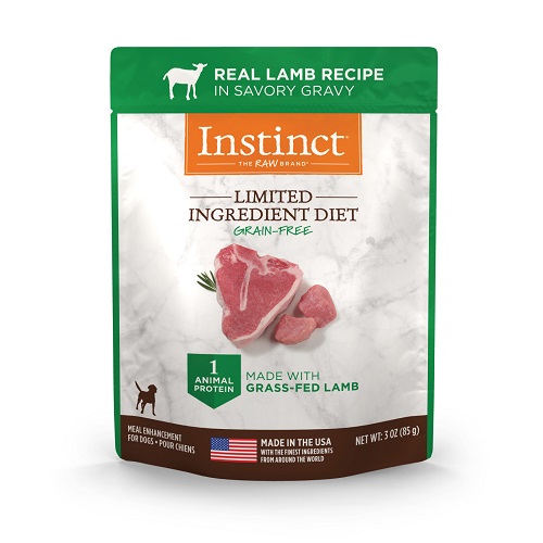 INSTINCT LIMITED INGREDIENT LAMB POUCHES DOG 3OZ