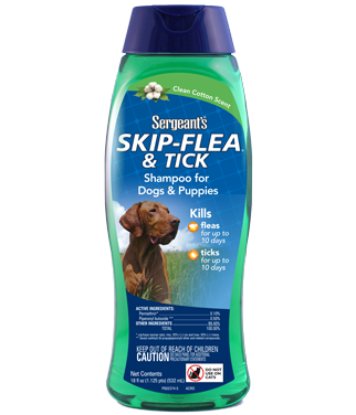 SHAMPOO SERGEANTS SKIP-FLEA &amp; TICK FOR DOGS AND PUPPIES