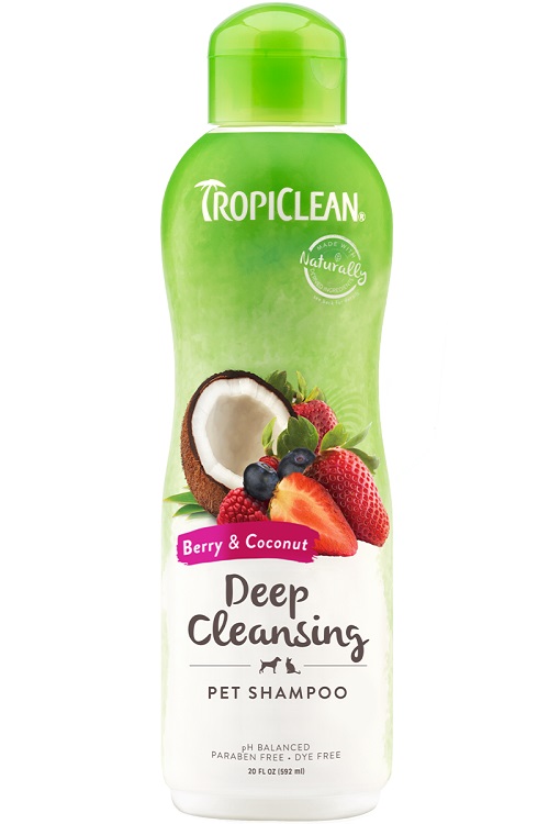 SHAMPOO TROPICLEAN BERRY &amp; COCONUT 12 OZ