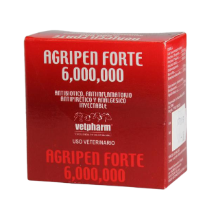 AGRIPEN FORTE 6,000,000 INYECTABLE FRASCO 15 ML