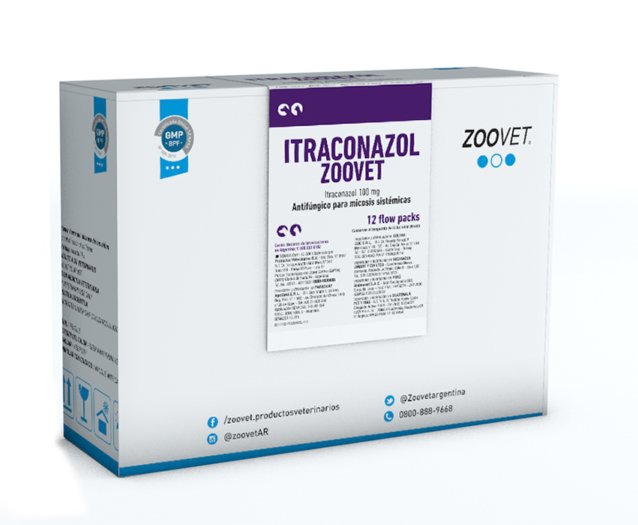 ITRACONAZOL ZOOVET 100 MG BLISTER 10 TABLETAS