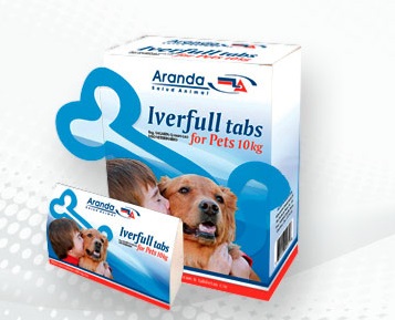 IVERFULL TABLETAS PARA PERRO DE 10 KG