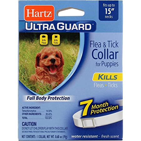 HARTZ COLLAR CONTRA PULGAS ULTRA GUARD PARA CACHORROS 15&quot;