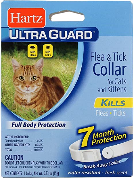 HARTZ COLLAR CONTRA PULGAS ULTRA GUARD PARA GATOS BLANCO