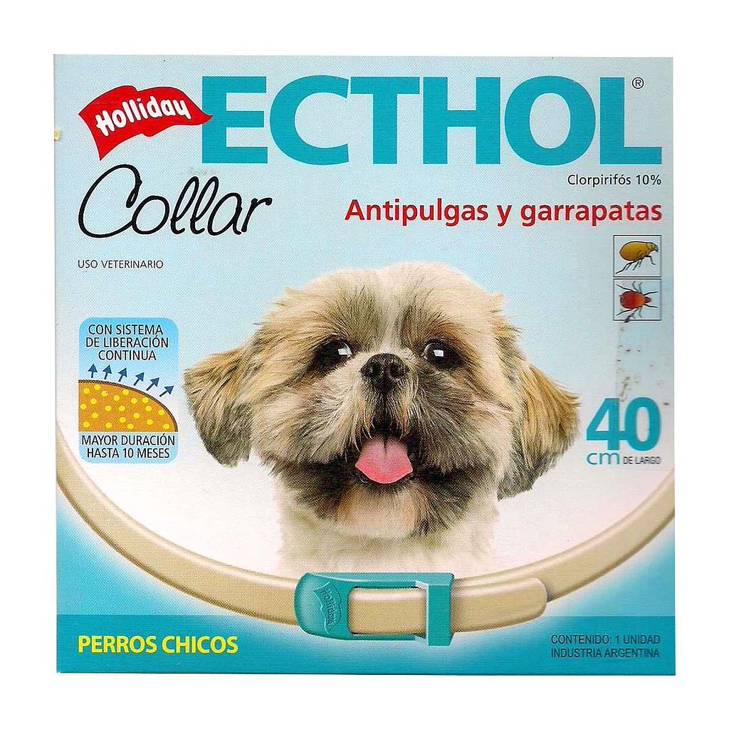 ECTHOL COLLAR ANTIPULGAS Y GARRAPATAS PERROS PEQUEÑOS