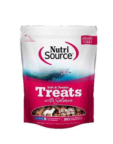 NUTRI SOURCE SOFT &amp; TENDER DOG TREATS-SALMON