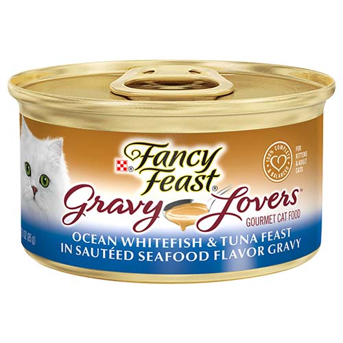 FANCY FEAST GRAVY LOVERS OCEAN WHITEFISH &amp; TUNA FEAST 85 GR