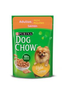 DOG CHOW ALIMENTO HUMEDO SACHET ADULTO SALMON RAZAS PEQUEÑAS