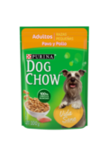 DOG CHOW ALIMENTO HUMEDO ADULTO PAVO Y POLLO RAZAS PEQUEÑAS POUCH 100 GRS