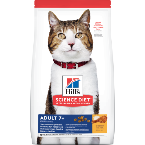 SCIENCE DIET ADULT 7+ FELINE 4 LBS