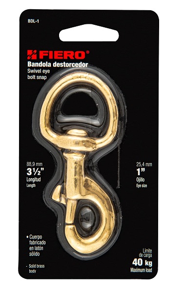 BANDOLA DESTORCEDOR FIERO LATON 3 1/2&quot; 1&quot; 40KG