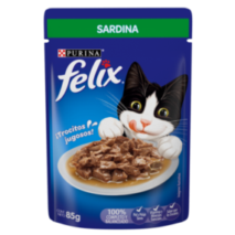 FELIX POUCH SARDINA EN SALSA 85 GR