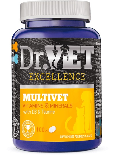 DR VET MULTIVET 100 TABLETAS PALATABLES