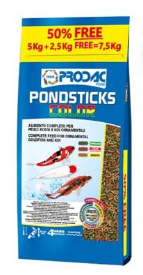 PRODAC ALIMENTO PARA PECES KOI POND STICKS 1 LIBRA