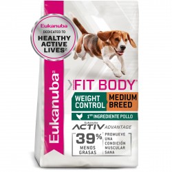 EUKANUBA ADULT FIT BODY MEDIUM BREED