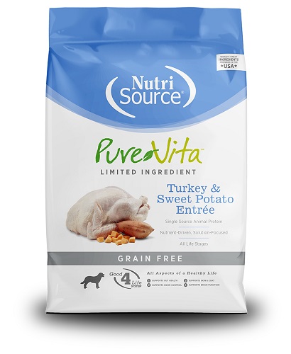 NUTRI SOURCE PURE VITA TURKEY &amp; SWEET POTATO ENTREE