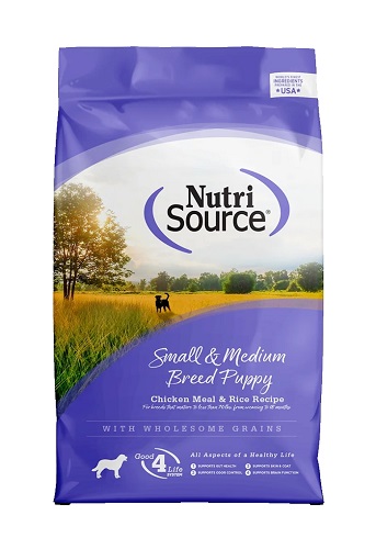 NUTRI SOURCE PUPPY SMALL &amp; MEDIUM BREED CHICKEN &amp; RICE