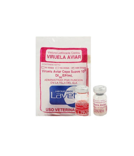 VACUNA VIRUELA AVIAR LAVET