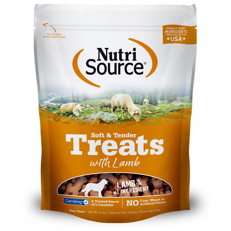 NUTRI SOURCE SOFT &amp; TENDER DOG TREATS LAMB