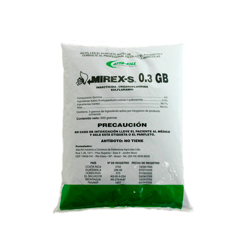 INSECTICIDA ZOMPOPIZIDA MIREX-S 0.3 GB