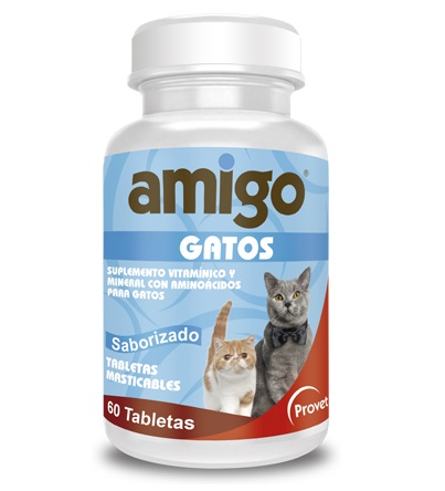AMIGO GATOS 60 TABLETAS