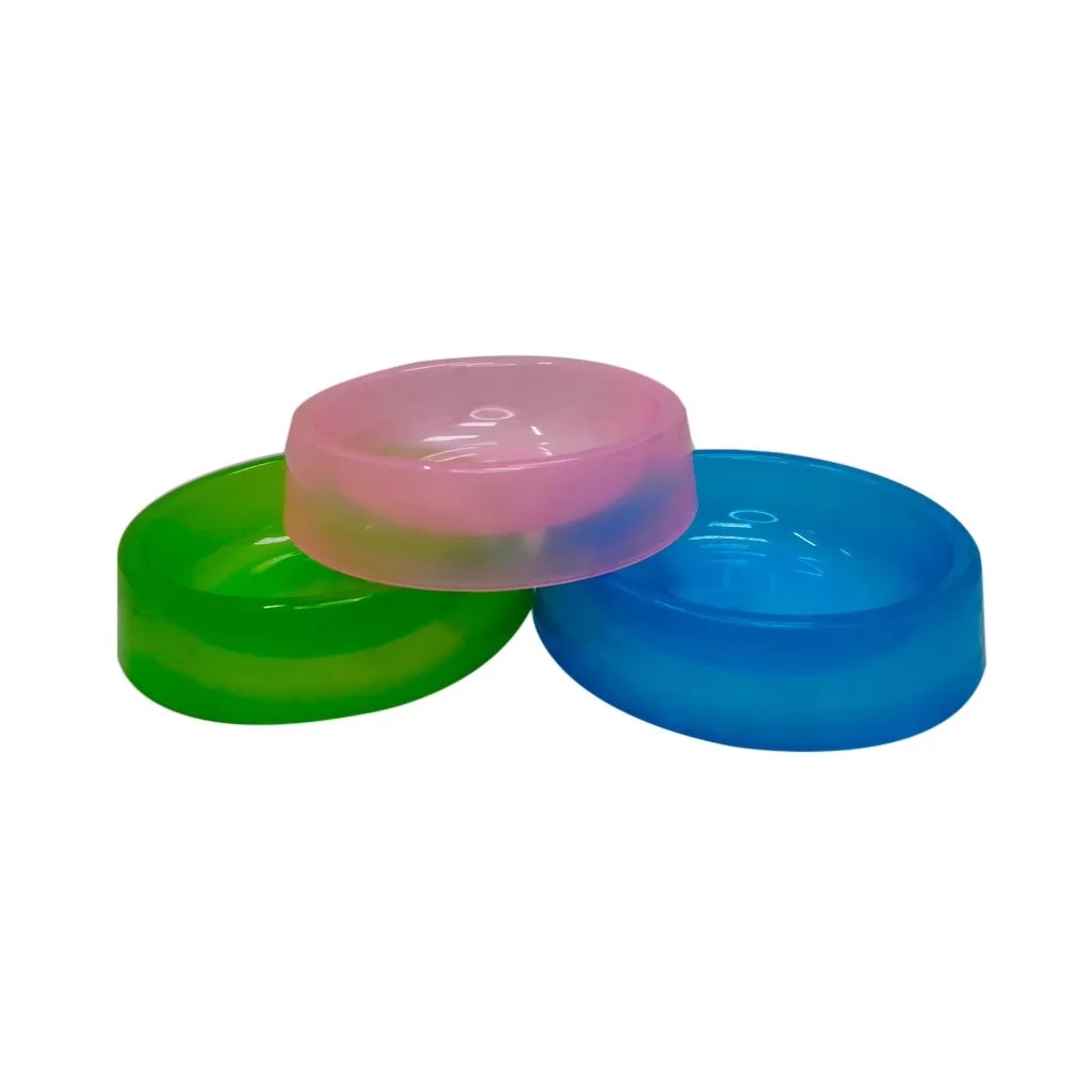 PLATO PARA MASCOTA ABU REDONDO VARIOS COLORES