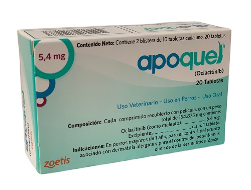 APOQUEL TAB 5.4 MG UNIDAD