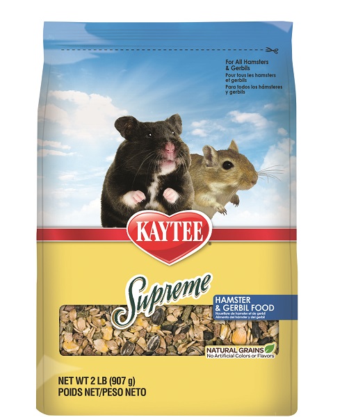 KAYTEE SUPREME HAMSTER &amp; GERBIL FOOD 2 LB