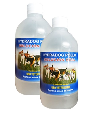 HYDRADOG POLLO SUERO ORAL PARA MASCOTAS 500 ML
