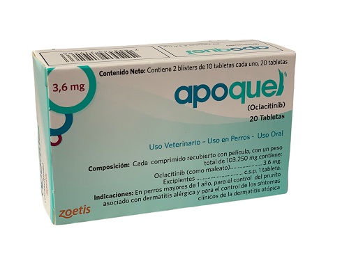 APOQUEL TAB 3.6 MG UNIDAD