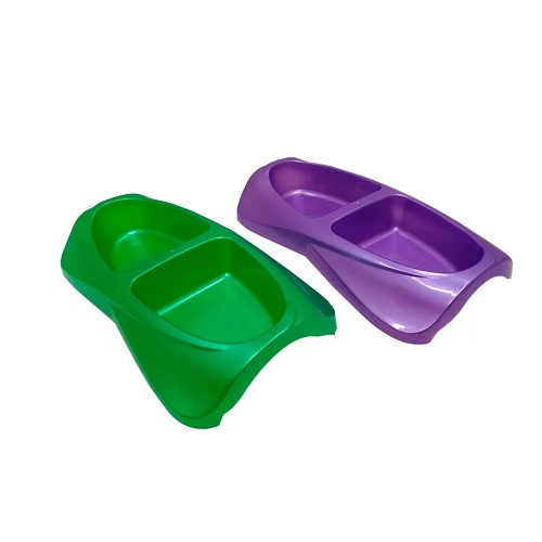 PLATO PARA MASCOTA ABU PLASTICO DOBLE OVALADO