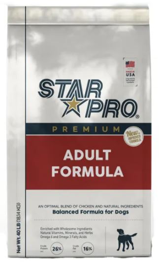 STAR PRO ADULTO FORMULA 40LB