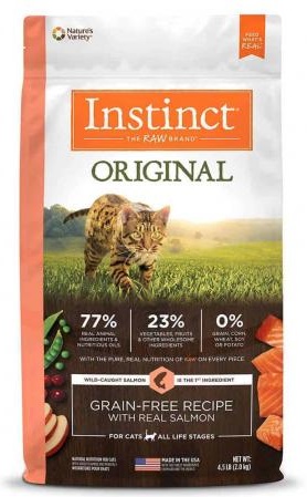 INSTINCT ORIGINAL GRAIN - FREE SALMON - CAT 4.5LB