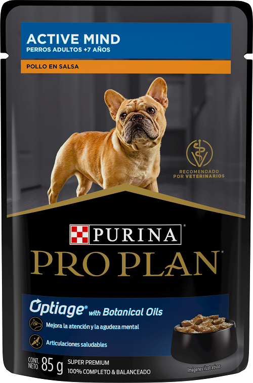 PRO PLAN ALIMENTO HUMEDO POLLO EN SALSA ADULTO MAYOR 85gr