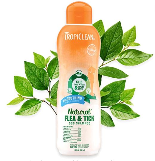 SHAMPOO TROPICLEAN NATURAL FLEA &amp; TICK 592ml