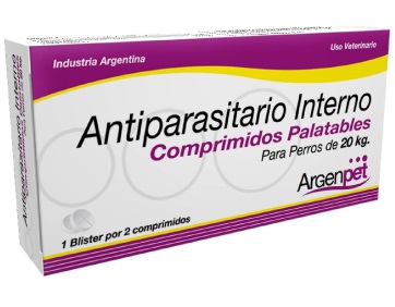 DESPARASITANTE ARGENPET 10 KG 1 TABLETA