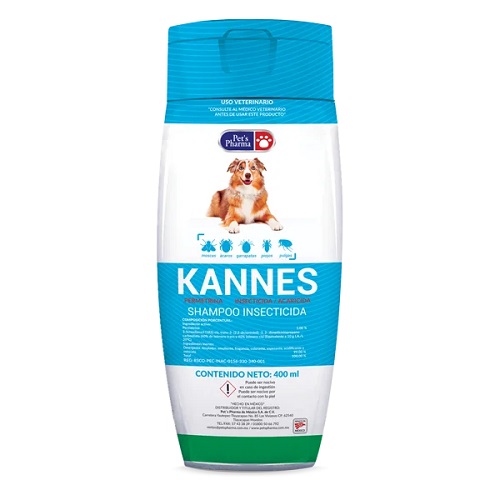 SHAMPOO ANTIPULGAS KANNES 400 ML