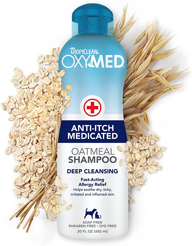 TROPICLEAN OXYMED SHAMPOO ANTI ITCH MEDICATED OATMEAL 12 OZ Agropecuaria El Rejo